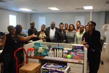 G.F.T staff makes donation to victims of Hurricane Irma