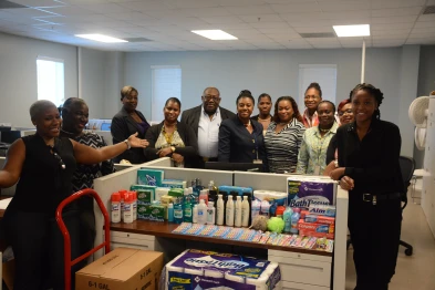 G.F.T staff makes donation to victims of Hurricane Irma